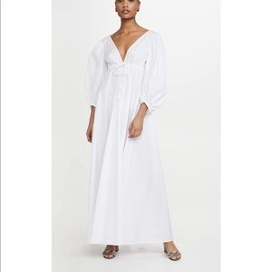 Staud white dress - Xs. Tags off but never worn.